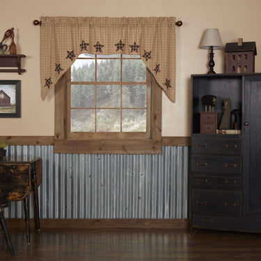 Bingham Star Swag Applique Star Set of 2 36x36x16 - The Fox Decor
